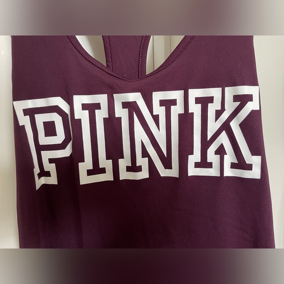 Small Maroon Pink by Victoria Secret Athletic Tank Top - Picture 2 of 5